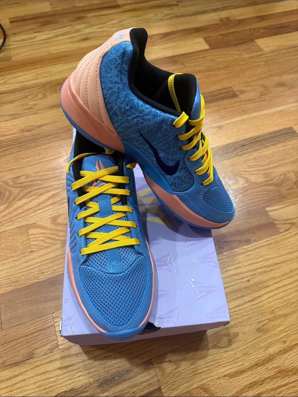Nike JA2 Beyond Blue/Hyper Pink Basketball Sneakers (Size 8) NWT